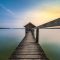 Die kleine Fischerhütte in Stegen Am Ammersee am Nachmittag fotografiert Workshop landschafts Fotografie Ammersee Wörthsee