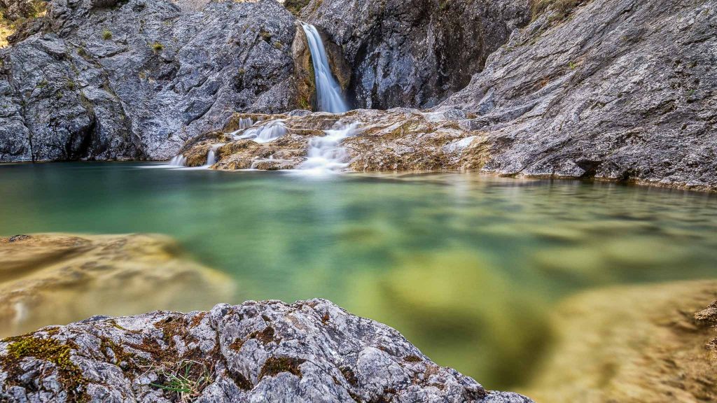 Die Stuibenfälle bei Reutte in Tirol