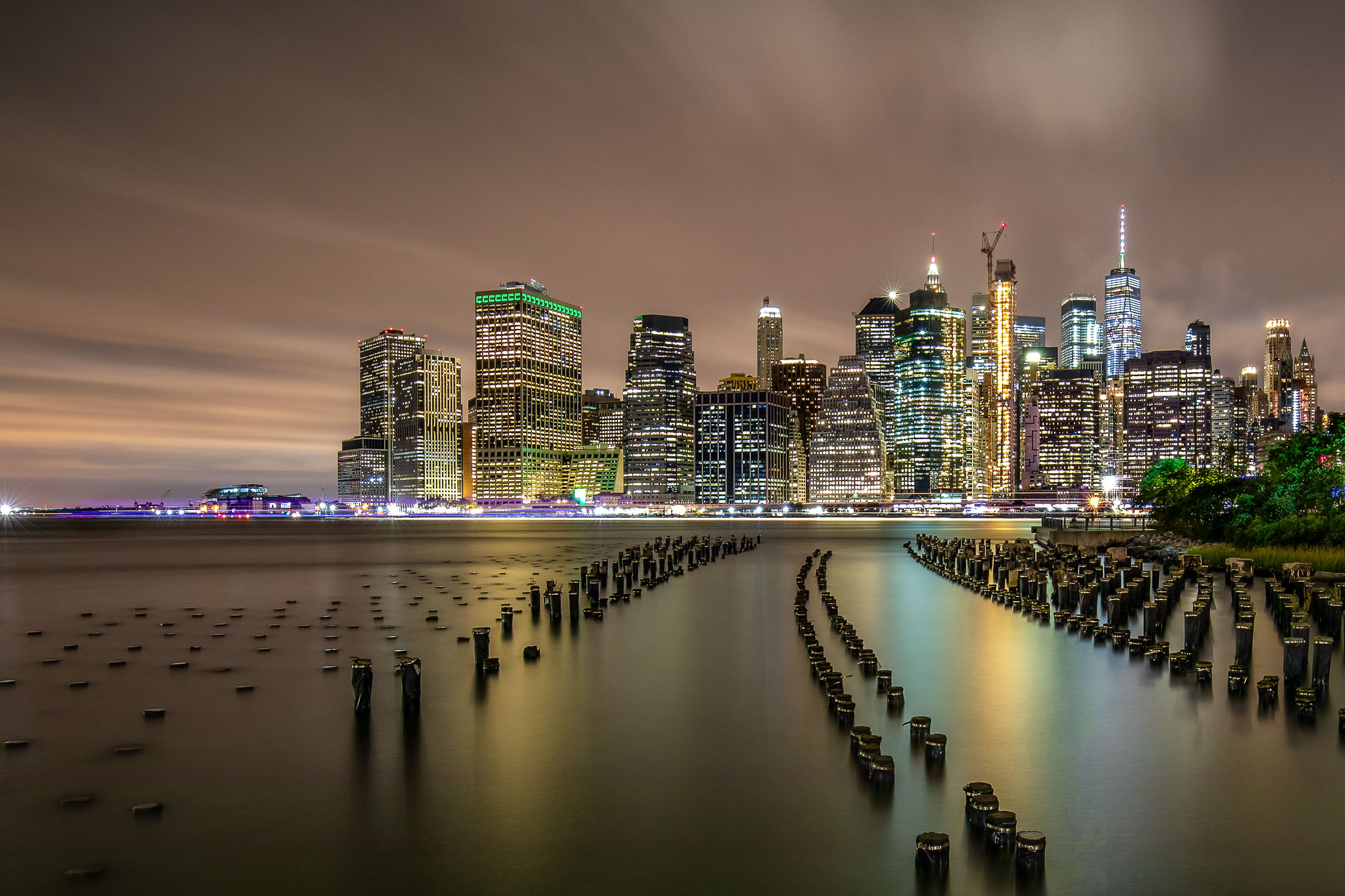 Brooklyn Pier 1 at night